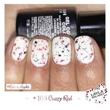 לק ג'ל לילה מילאנו 108 – Crazy Red : image 1