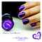 לק ג'ל לילה מילאנו 45 -Purple Glitter : Thumb 2