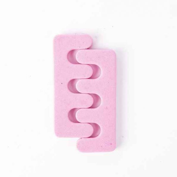 מפריד אצבעות לפדיקור ורוד