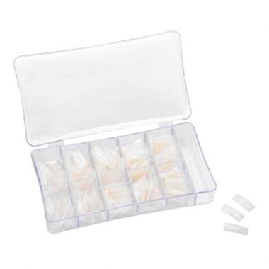 500 ציפורניים לבנייה בגוון שקוף : image 1