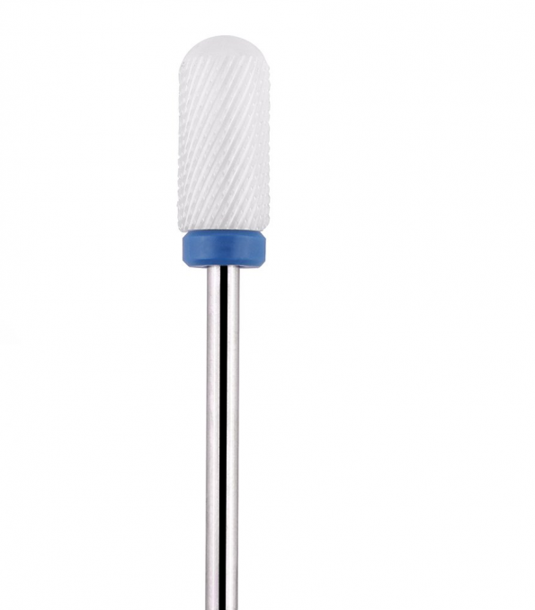 ראש קרמי חבית כחול